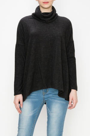 Long sleeve turtle neck top