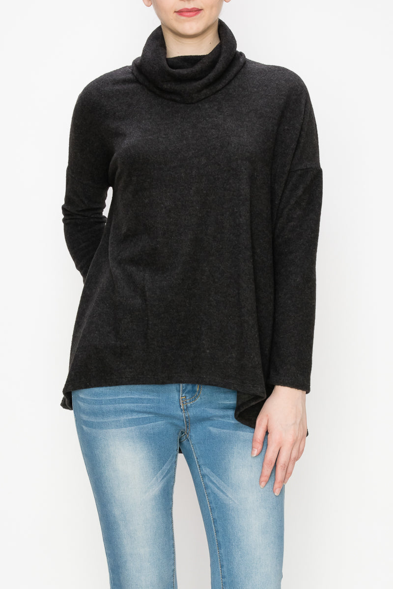 Long sleeve turtle neck top