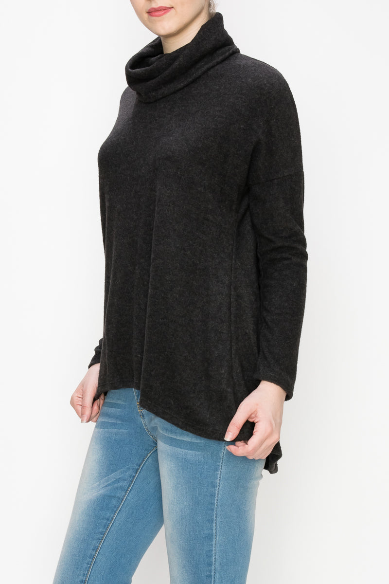 Long sleeve turtle neck top